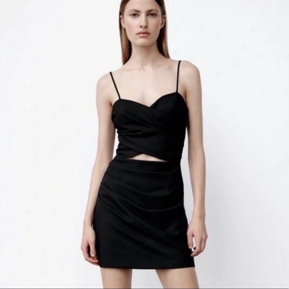 Zara black dress